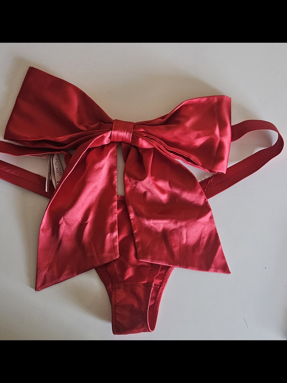 NWT Victoria's Secret Red Satin Panties
